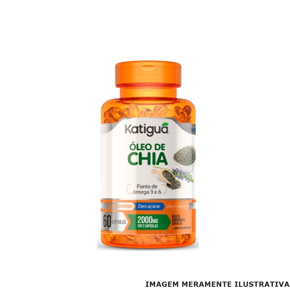 Óleo de  Chia 60 Cápsulas Katiguá 