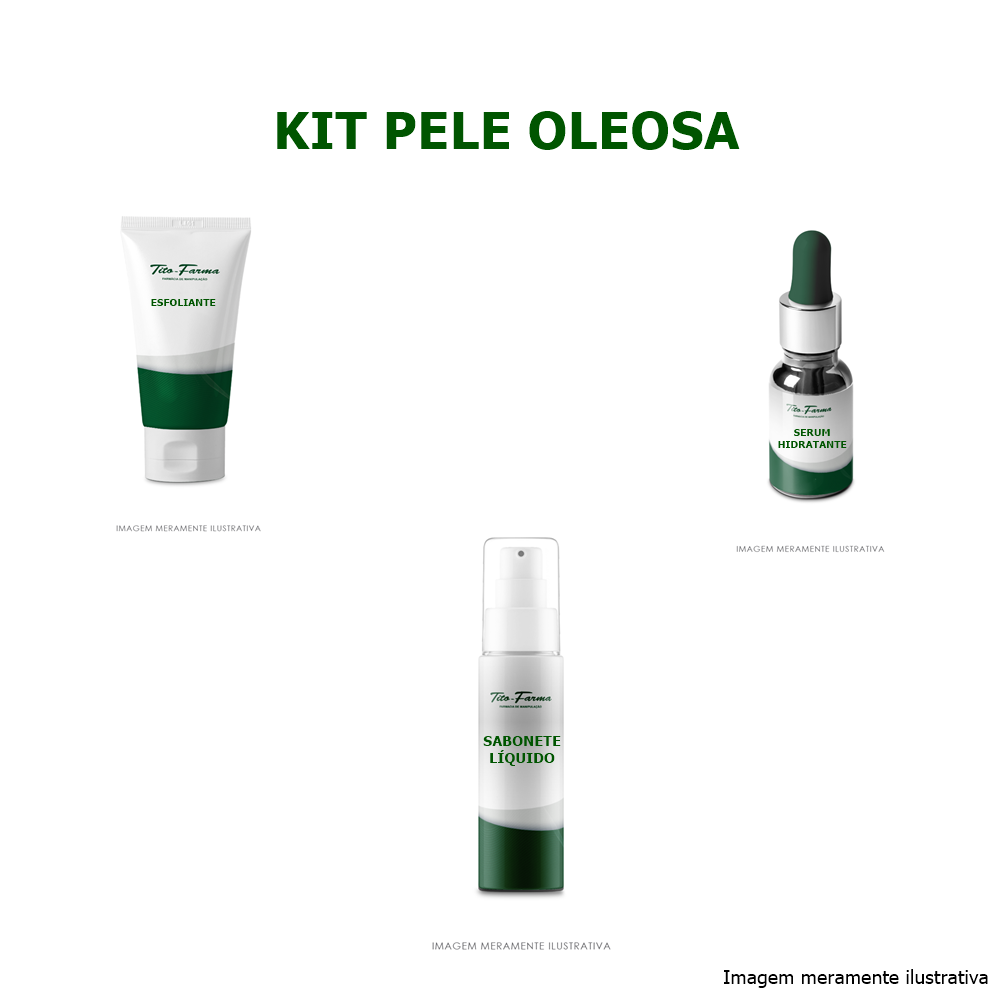 Kit Pele Oleosa - Sua pele com o cuidado diário que ela merece! (PS)