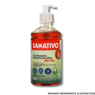 Gel Antisséptico hidratante para Mãos 500ml Sanativo 