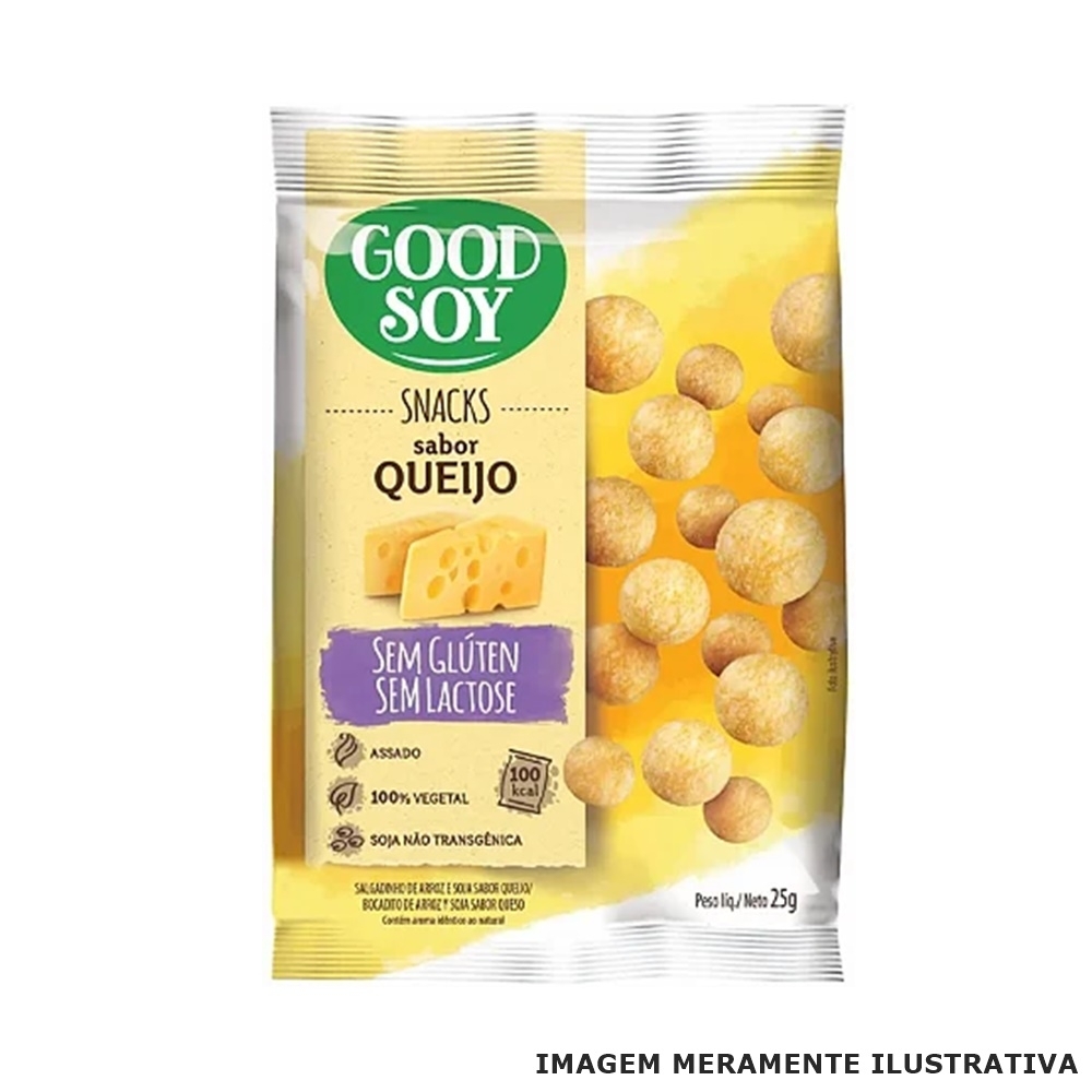 Snacks  Sabor Queijo 25g Good Soy