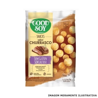 Snacks Sabor Churrasco 25g Good Soy