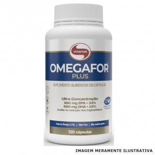 Ômega - Omegafor Plus 120 Cápsulas - Vitafor
