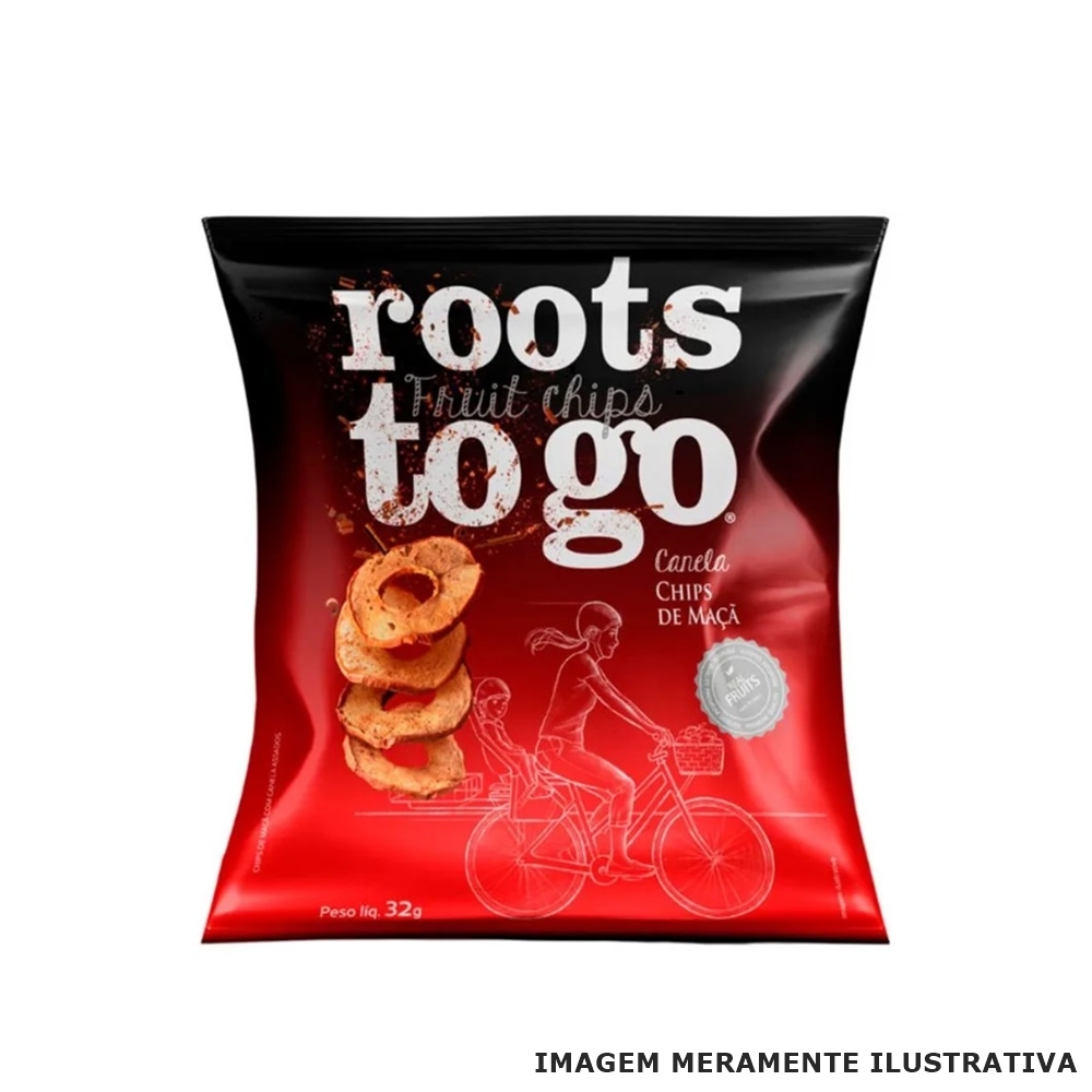Roots to go  Chips de Maçã e Canela 32 g