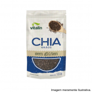 Chia Grãos Sem Glúten 120g Vitalin 