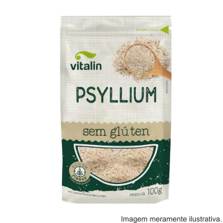 Psyllium em Flocos 100g Vitalin 