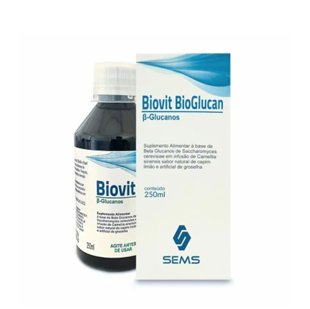Biovit Bioglucan - Suporte para imunidade - 250ml (Sems)
