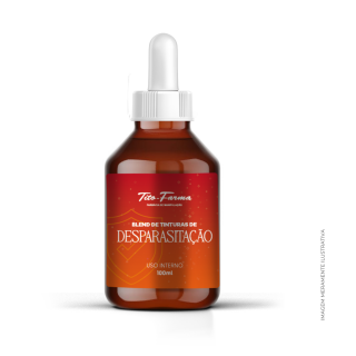 Blend de Tinturas Para Desparasitação (Cravinho, Nogueira e  Absinto) 100mL