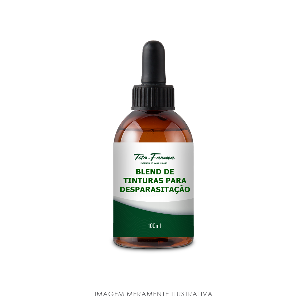 Blend de Tinturas Para Desparasitação (Cravinho, Nogueira e  Absinto) 100mL