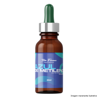 Azul de Metileno PA - Neuroprotetor e Auxiliar em Infecções Urinárias. (30mL)