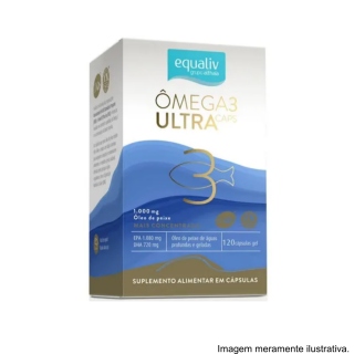 Ômega 3 Ultra Caps (120 Cápsulas) - Equaliv