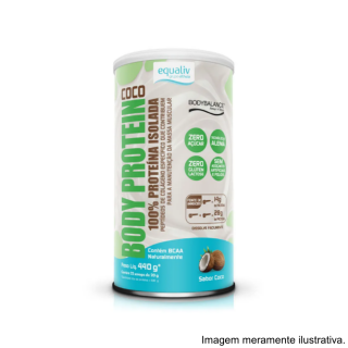 Body Protein Proteína Isolada Coco 440GR Equaliv