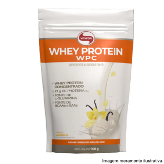 Whey Protein Concentrado WPC Baunilha 900G Vitafor