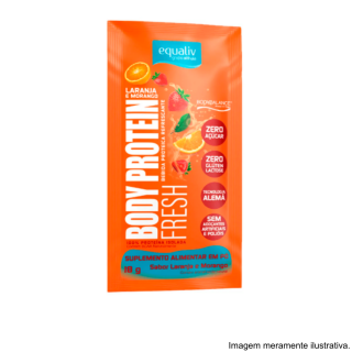 Body Protein Laranja e Morango Proteína Isolada 18G Equaliv