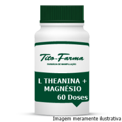 L Theanina + Magnésio Glicina -  (60 Doses)