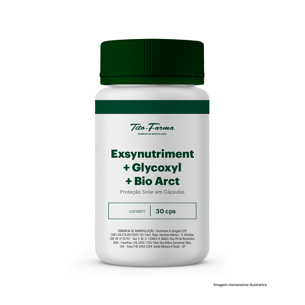 Exsynutriment + Glycoxyl + Bio Arct - Cápsulas da Beleza (30 Cps) - Tito Farma 