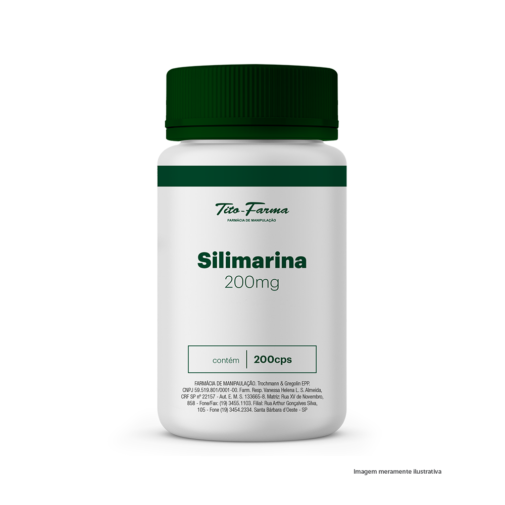 Silimarina - 200mg - 200 Cps - Tito Farma 