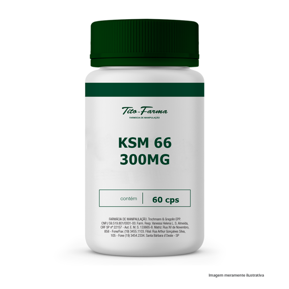 KSM-66  300mg - 60 Cps - Tito Farma 