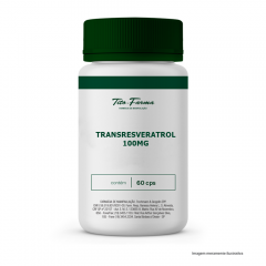 Transresveratrol - Antioxidante, Anti Envelhecimento e Cardioprotetor (100mg - 60 Cps)