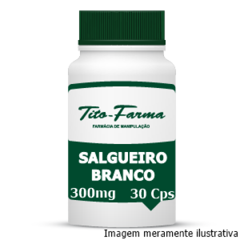 Salgueiro Branco (Salix Alba) - Auxiliar no Tratamento de Artrite e Dor Lombar (300mg - 30 Cps) - Tito Farma 