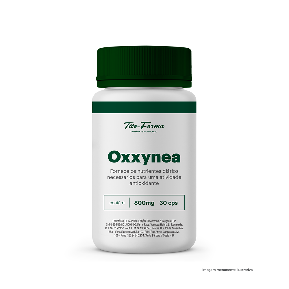 Oxxynea - Fornece os Nutrientes Diários Necessários para uma Atividade Antioxidante (800mg - 30 Cps) - Tito Farma 