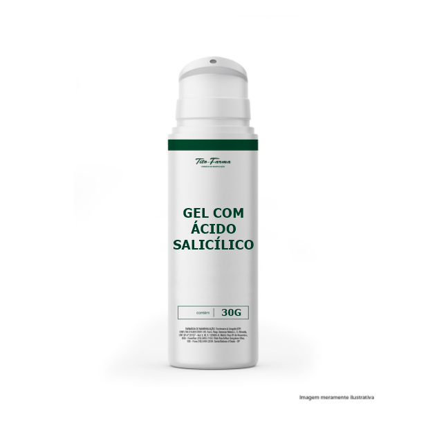 Gel com Ácido Salicílico 3% - Secativo para Acne (30g) - Tito Farma 