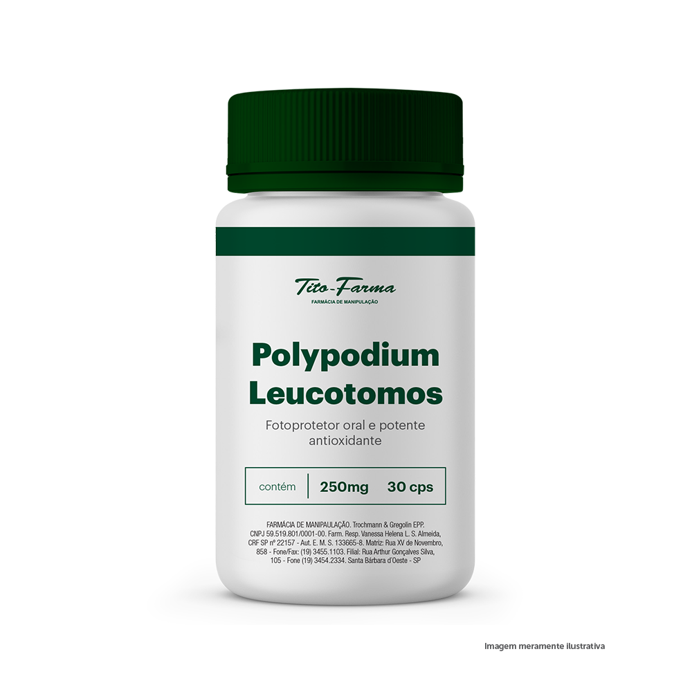 Polypodium Leucotomos 250mg - 30 Cps - Tito Farma 