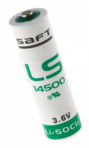Bateria 3,6V LS14500 (AA) Lithium SAFT s/ Terminal - Casa da Pilha