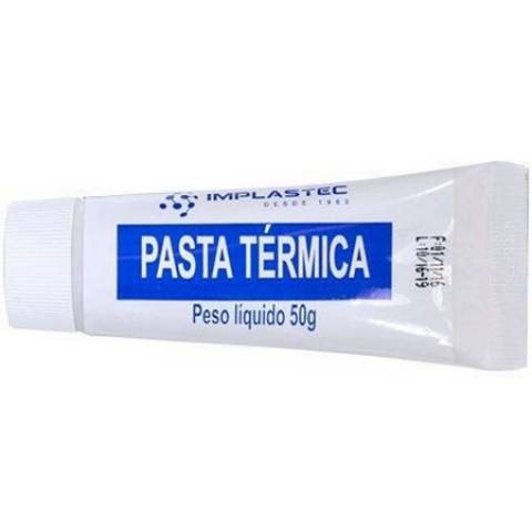 Pasta Térmica 0,4 W/mK 50g IMPLASTEC - Casa da Pilha