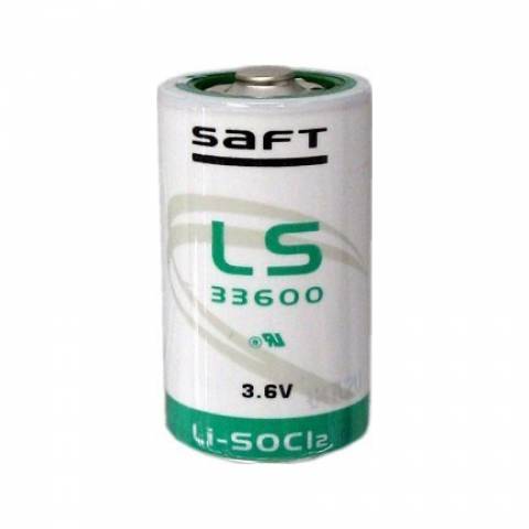 Bateria 3,6V LS33600 (Tipo D) Lithium SAFT s/ Terminal - Casa da Pilha