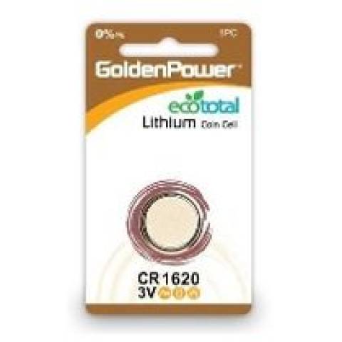 Bateria Botão 1620 3V GOLDEN POWER Blister c/ 1un. - Casa da Pilha