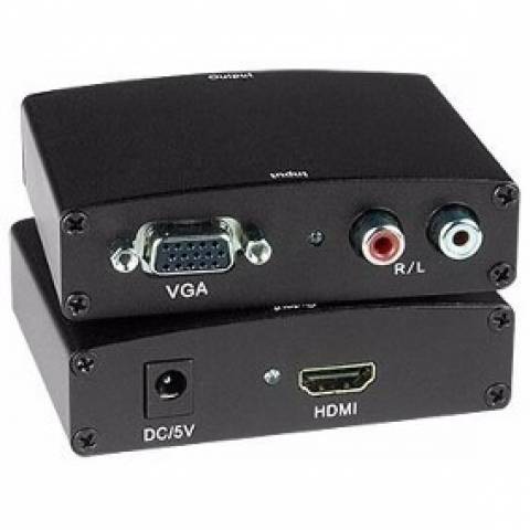 Conversor VGA para HDMI c/ áudio - Casa da Pilha