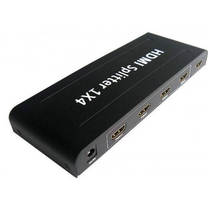 Splitter HDMI 1 entrada + 4 saídas 1.4 3D 1080P - Casa da Pilha