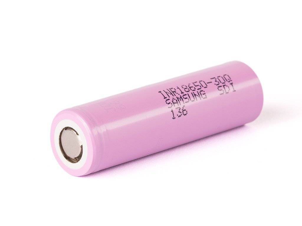 Bateria 3,7V 3000mAh INR18650 30Q Lithium Recarregável - Casa da Pilha
