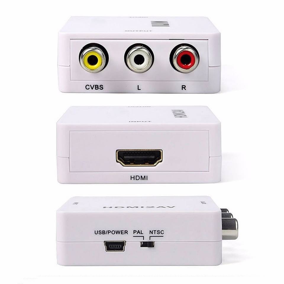 Mini Conversor HDMI p/ RCA /AV KP-3455 KNUP - Casa da Pilha