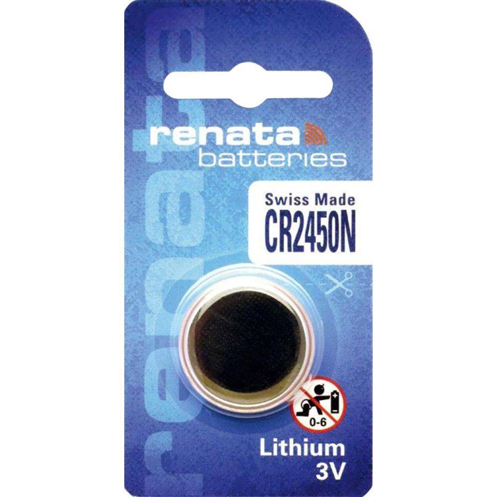 Bateria Botão CR2450N 3V Lithium c/ Chanfro RENATA - Casa da Pilha