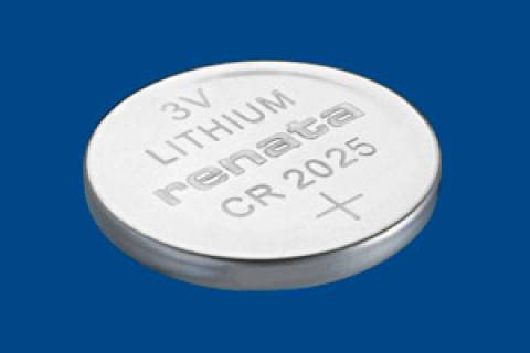Bateria Botão CR2025 3V Lithium RENATA - Casa da Pilha