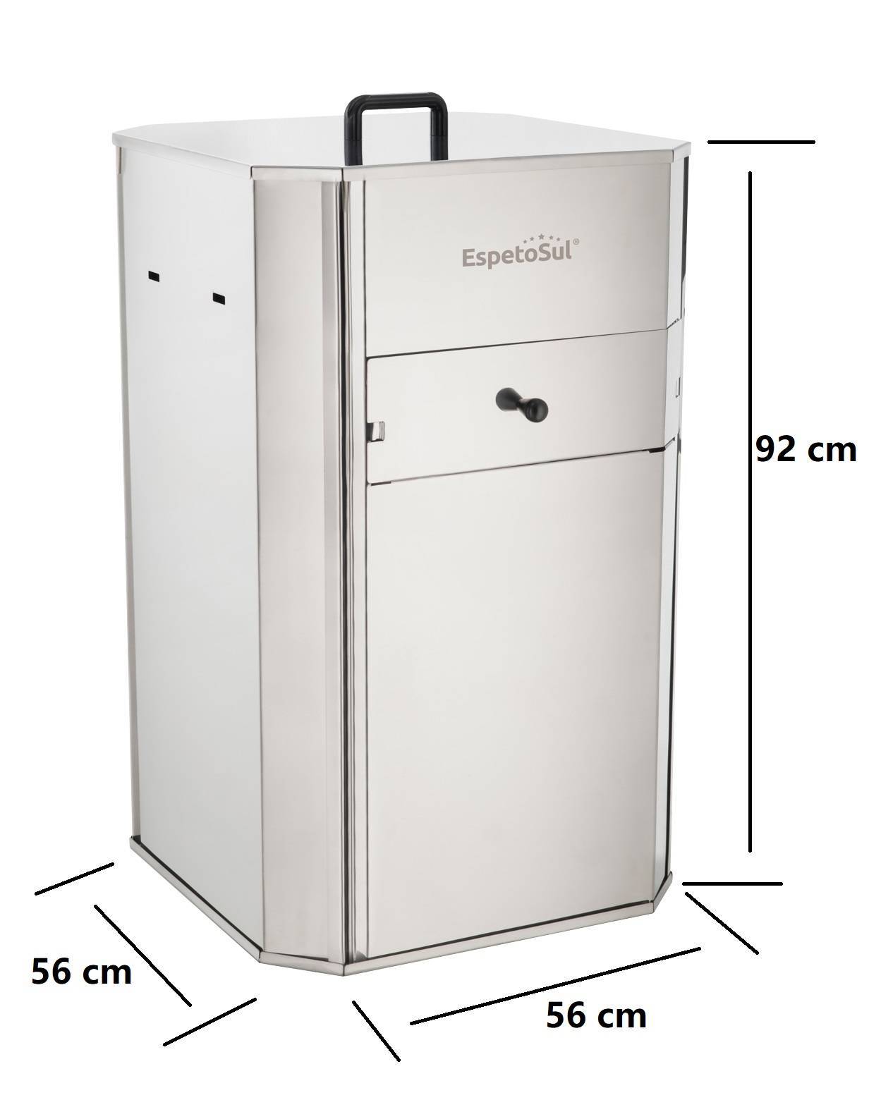 Churrasqueira a Carvão Inox para Costela Fogo de Chão 20 kg - Espetosul