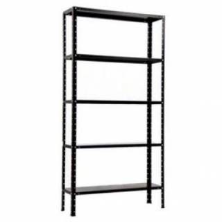 ESTANTE COM REFORÇO 30CM PRETA - PANDIN