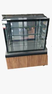 VITRINE NEUTRA INOX E MADEIRA 1,2M