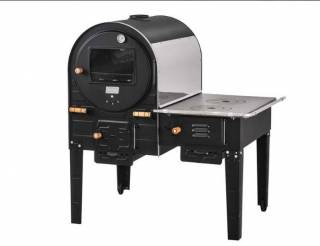 FORNO A LENHA COM FOGÃO - INOX 430 INTERNO - HIDRO