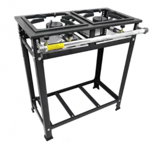 FOGÃO IND 2 BOCAS ALTA PRESSÃO 30X30 P7 - MR FOGÕES