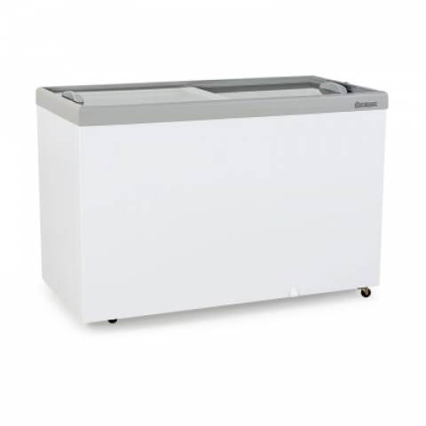 GHDE-510 FREEZER HORIZONTAL TAMPA DE VIDRO DUPLA AÇÃO. 510 LITROS 110V - GELOPAR