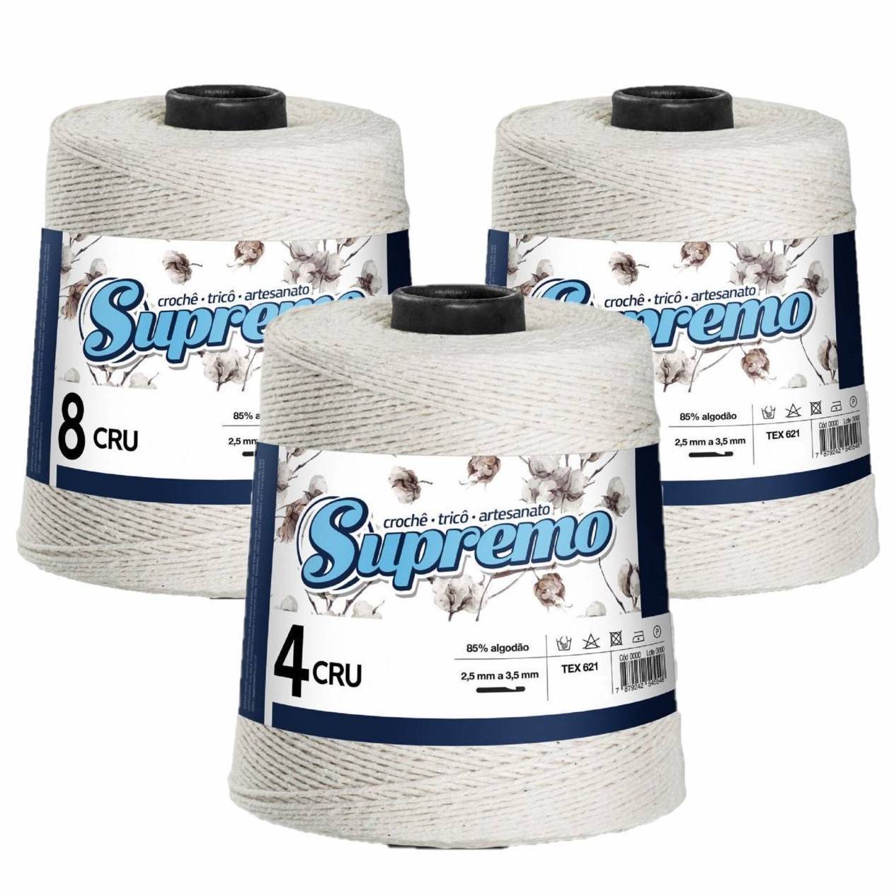 Barbante Cru - 600g - Supremo - Armarinhos Nodari