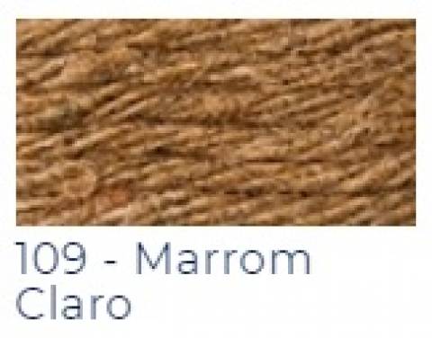 Barbante Cores N°6 - 600g - Supremo - N°6 - 109 - Marrom Claro