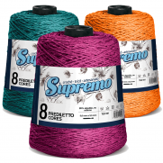☆3064　AR・CHR　100枚セット Barbante Cores N°8 - 600g - Supremo - Armarinhos Nodari