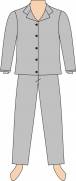 Kit Molde Pijama Masculino - Ref. 259 - Modelitus