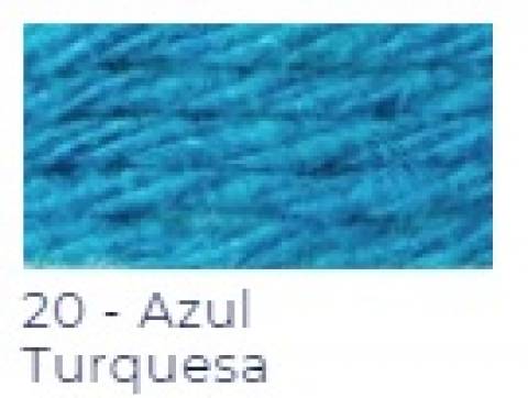 Barbante Nº6 Cores - 1,800Kg - Supremo - 20 - Azul Turquesa