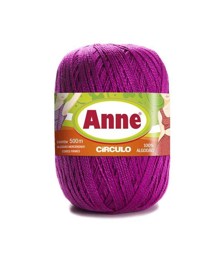 Anne様 Anne 500 - Círculo - 6116 - Rosa Choque - Armarinhos Nodari