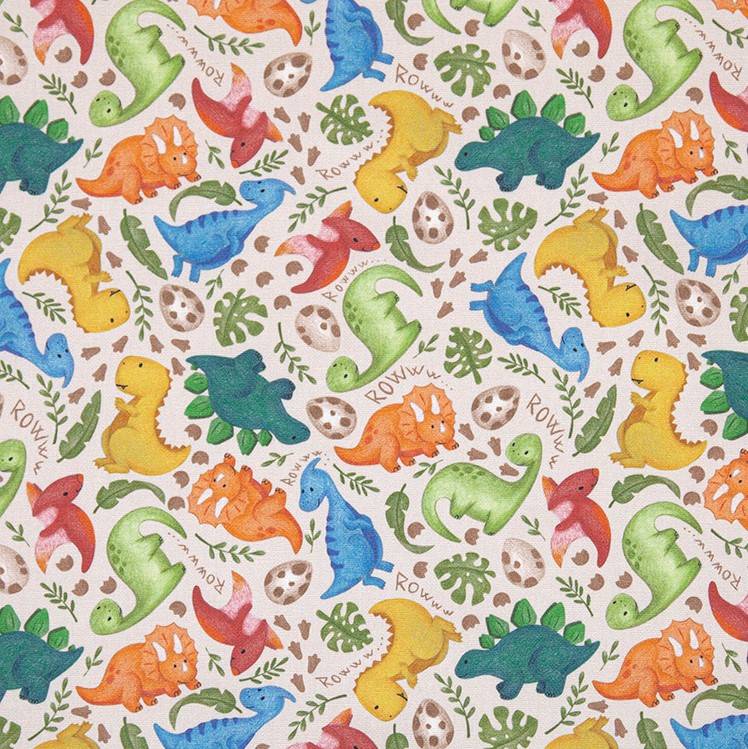 tricoline animal animais dinossauro dino patchwork