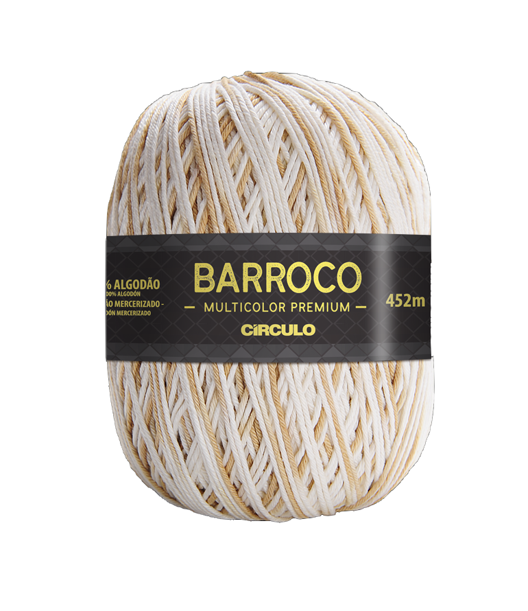 Barbante Barroco Multicolor Premium Nº6 - 400g - Círculo - 9900